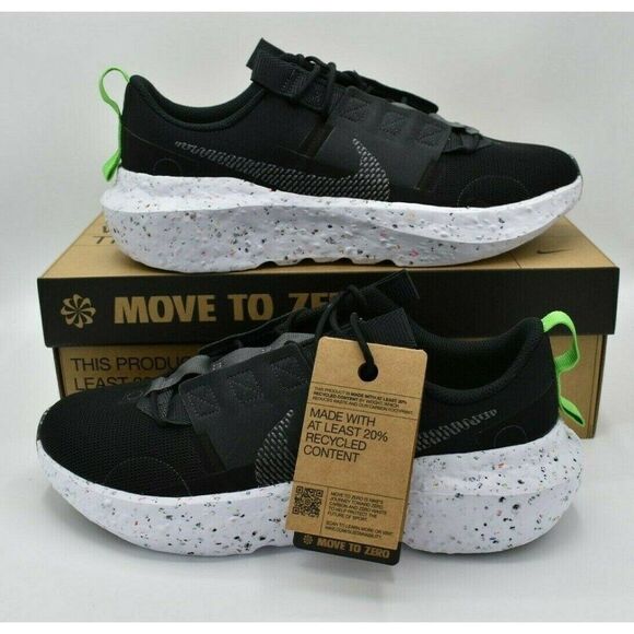 NWB Nike Mens Size 11.5 Crater Impact Black Iron Grey Sneakers Shoes DB2477 001 main image 5